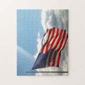 Oude glorie of de sterren en Stripes Amerikaanse v Legpuzzel (Verticaal)