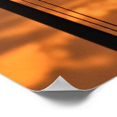 Oude glorie op zonsondergang poster (Hoek)