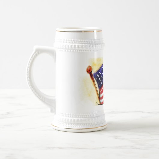 Oude glory Ceramic Stein Bierpul (Links)