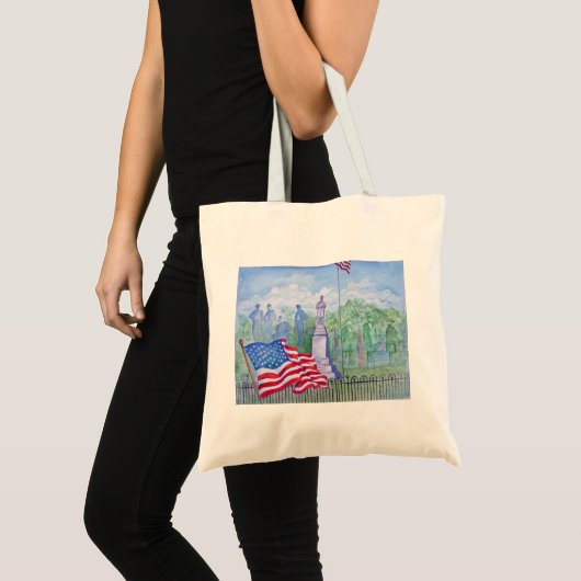 Oude Glory Waves voor vrijheid Tote Bag (Voorkant (product))