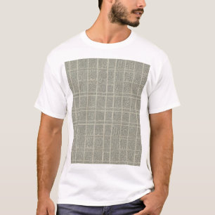 Oude glyphs: mysterieus symbolisch T-shirt