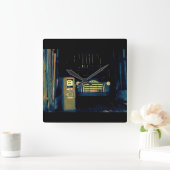 Oude GMC Farming Truck Vierkante Klok (Huis)