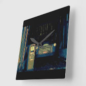 Oude GMC Farming Truck Vierkante Klok (Hoek)