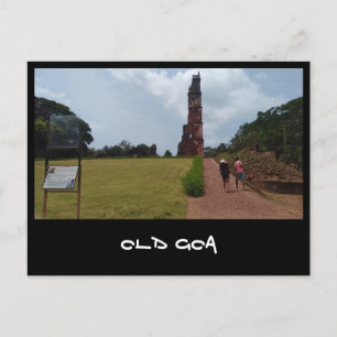 Oude Goa (India) Briefkaart