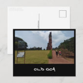 Oude Goa (India) Briefkaart (Voorkant / Achterkant)