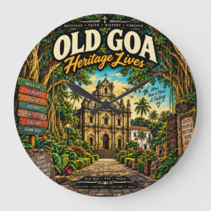 Oude Goa — UNESCO-erfgoedkerken en geschiedenis T- Grote Klok