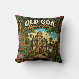 Oude Goa — UNESCO-erfgoedkerken en geschiedenis T- Kussen