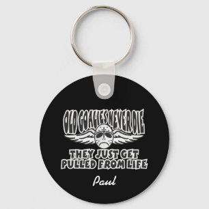 Oude goalies sterven nooit sleutelhanger