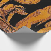 Oude God en godin Frieze - Griekenland Cadeaupapier (Hoek)