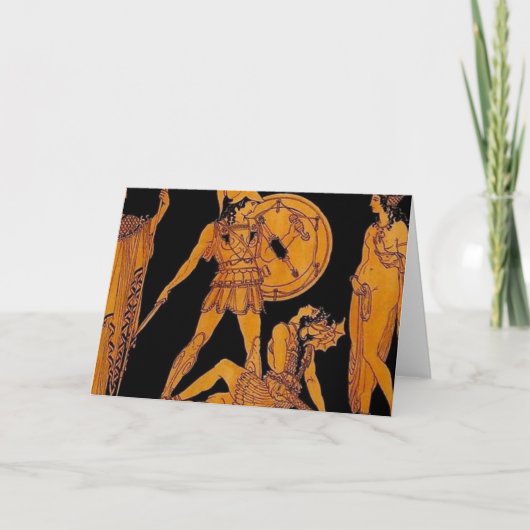 Oude God en godin Frieze - Griekenland Kaart (Voorkant)