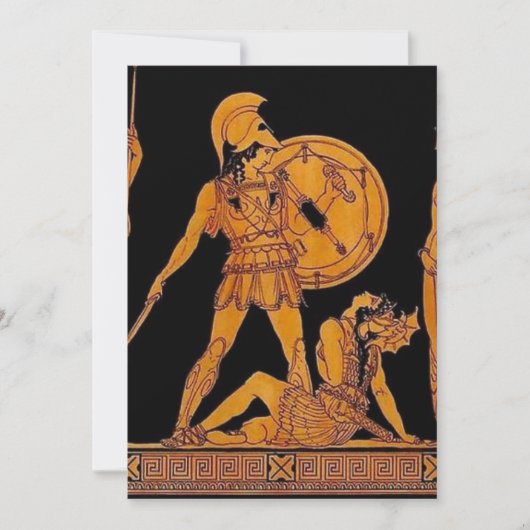 Oude God en godin Frieze - Griekenland Kaart (Voorkant)