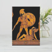 Oude God en godin Frieze - Griekenland Kaart (Staand voorkant)