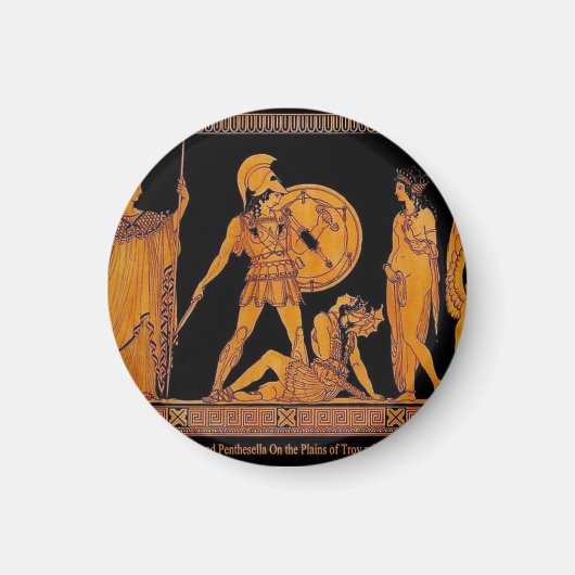 Oude God en godin Frieze - Griekenland Magneet (Voorkant)