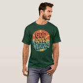 Oude God Liefde Rare vriend T-shirt (Voorkant volledig)