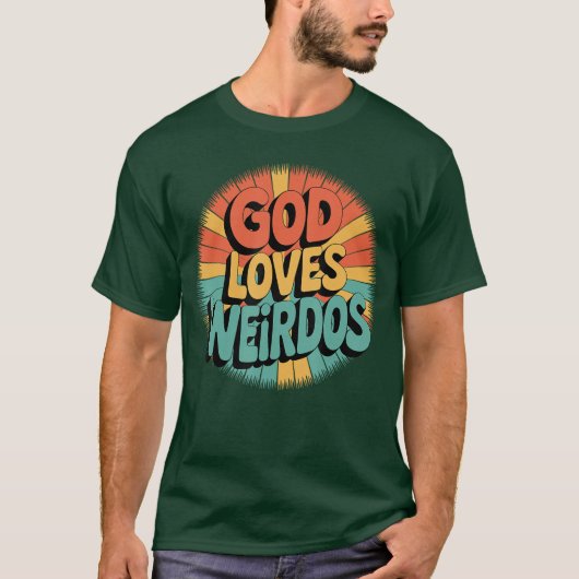 Oude God Liefde Rare vriend T-shirt (Voorkant)