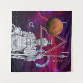 Oude goden en planten: Mars (gr. Ares) Wandkleed (Voorkant (horizontaal))