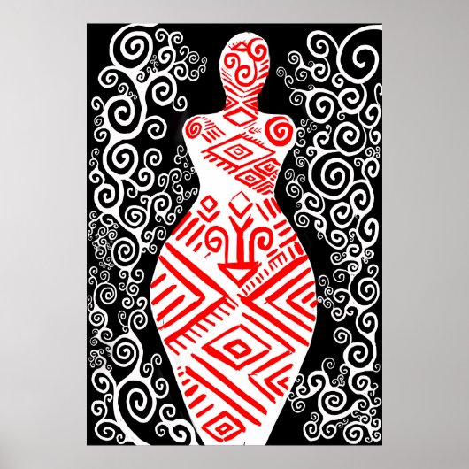 Oude godin poster (Voorkant)