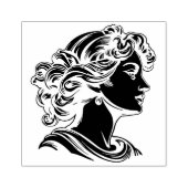 Oude godin rubberstempel (Afrduk)