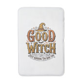 Oude Goede Heks Halloween Typografie Ontwerp_1 Badmat (Voorkant Verticaal)