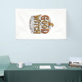 Oude Goede Heks Halloween Typografie Ontwerp_1 Spandoek (Beurs)