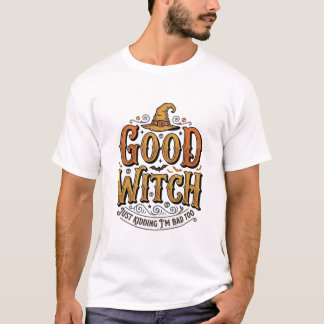Oude Goede Heks Halloween Typografie Ontwerp_1 T-shirt