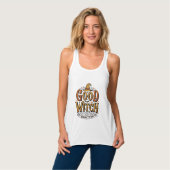 Oude Goede Heks Halloween Typografie Ontwerp_1 Tanktop (Volledige Voorkant)