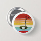 Oude Golfbal Hole Ronde Button 5,7 Cm (Voorkant /achterkant)