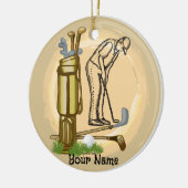 Oude Golfclubs golf Keramisch Ornament (Links)