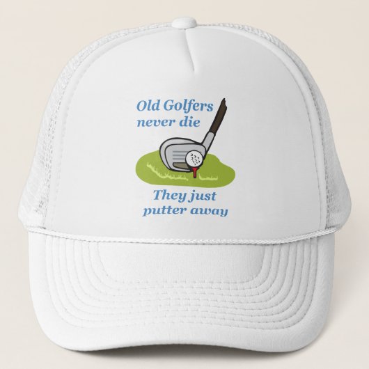 Oude Golfers Trucker Pet (Voorkant)