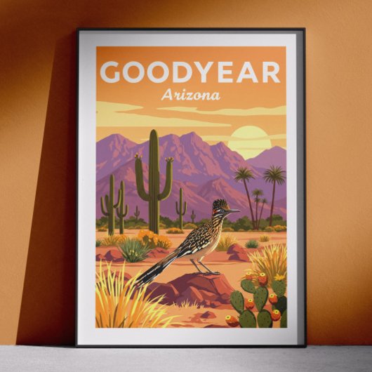 Oude Goodyear Arizona Poster