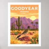 Oude Goodyear Arizona Poster (Voorkant)