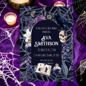 Oude Goth-douche-uitnodiging Kaart