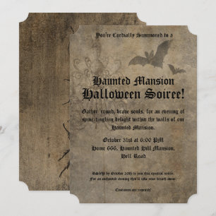 Oude Goth Halloween-feest Kaart