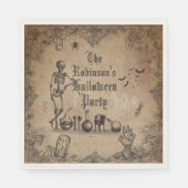 Oude Goth Halloween Griezeld Griekse Custom Servet (Voorkant)