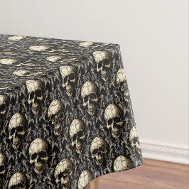 Oude Gothic schedels Tafelkleed