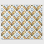 Oude Gothische Architectuur van de Heilige Trinity Cadeaupapier (Vlak)