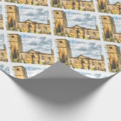 Oude Gothische Architectuur van de Heilige Trinity Cadeaupapier (Hoek)
