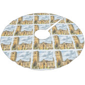 Oude Gothische Architectuur van de Heilige Trinity Kerstboom Rok (Gekanteld)