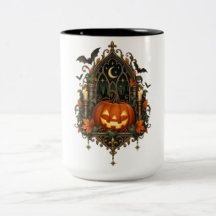 Oude gotische pompoen Halloween