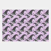 Oude Gotische Pompoen Heksenhoed Halloween Cadeau Inpakpapier Vel (Voorkant 2)