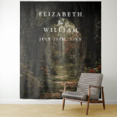 Oude Gotische Tuin Foto Booth Prop Achtergrond Wandkleed (In situ)