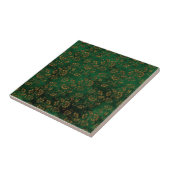 Oude Goud Smaragd Tegeltje (Zijkant)
