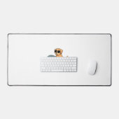 Oude Gouden Retriever Ridder Belugawalvis Grappig Bureaumat (Keyboard & Muis)