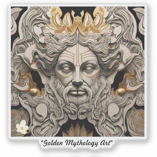 "Oude Gouden Verhalen" Sticker (Voorkant)