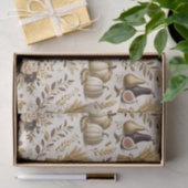 Oude Gouden Vijgen Elegante Thanksgiving Tissuepapier (Geschenk)