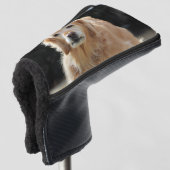 Oude Goudhaas Golfheadcover (3/4 voorkant)