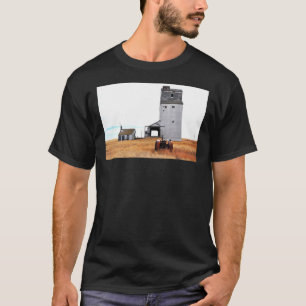 Oude graankivesten en tractoren t-shirt