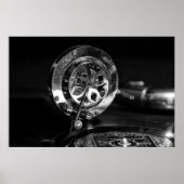 Oude grammofoonspeler poster (Voorkant)