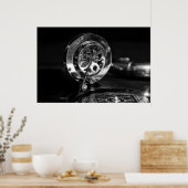 Oude grammofoonspeler poster (Keuken)