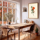 Oude granaatappel botanische canvasprint poster